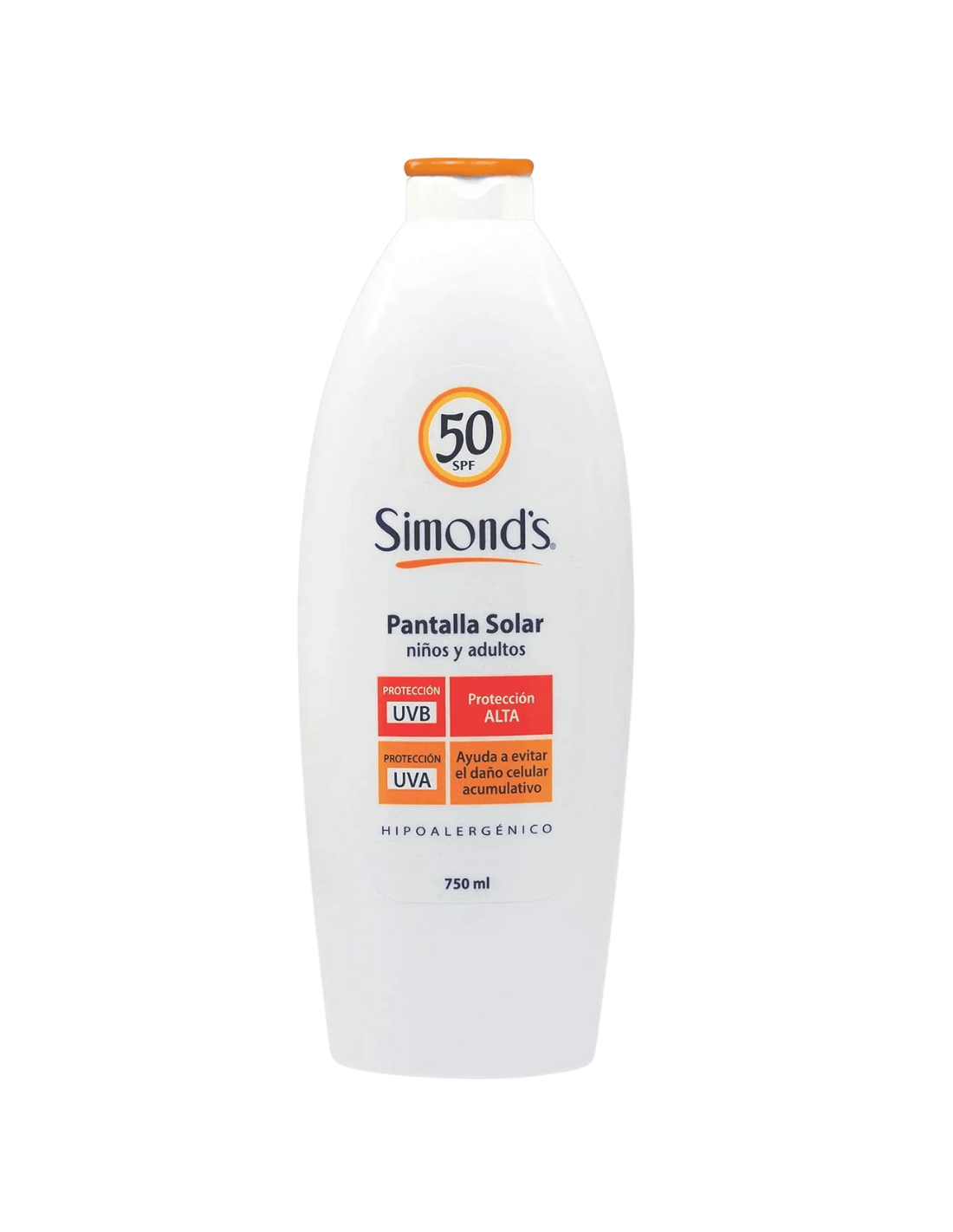Bloqueador Solar Spf 50 Pantalla Crema 750 Ml