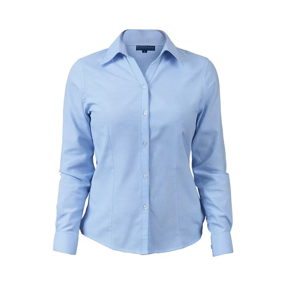 Blusa Oxf Classic Celeste