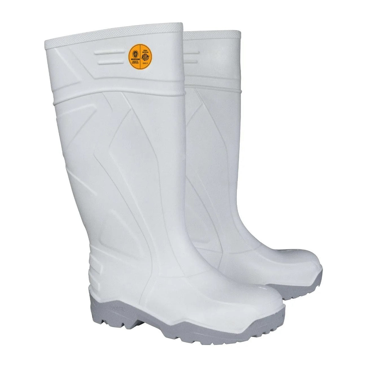 Bota V-Flex 943 Pcv Blanca Con P/Acero
