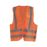 Chaleco Reflectante Naranjo Fluor 100% Poly