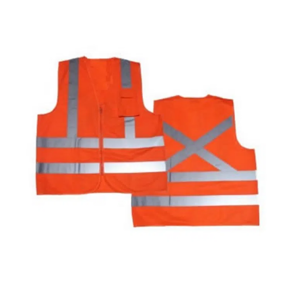 Chaleco Reflectante Naranjo Fluor 100% Poly