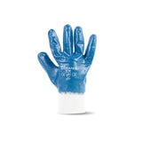 Guante Nitrilo Azul Puño Tejido