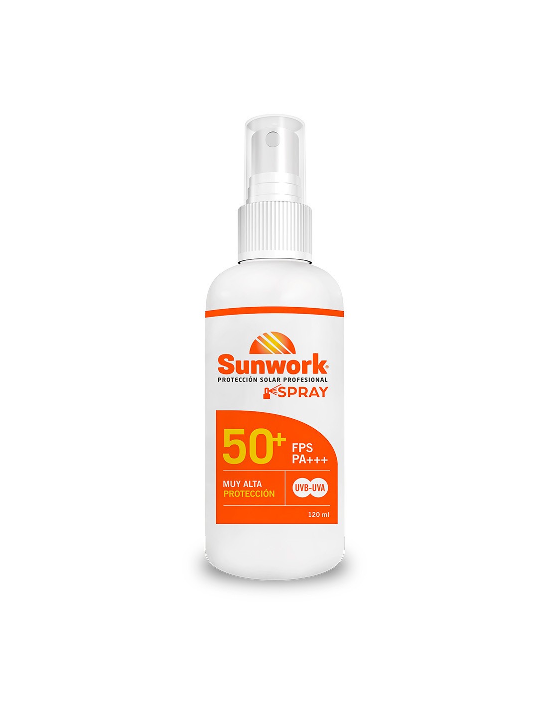 Protector Solar Spray Sunwork FPs 50+ 120ml